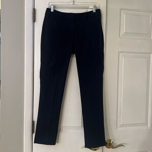 White House Black Market , Perfect Form slim leg navy blue pants size 4R